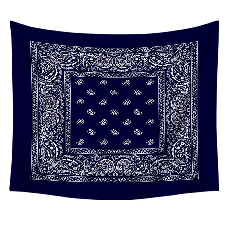 VIKAMA Retro Bohemian Tribe Paisley Bandana Living Room Bedroom Tapestry Easy To Hang Wall Home Decoration