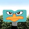Cartoon P-Phineas A-And F-Ferb Sun Visor Car Windshield Sunshade  Foldable Automotive  Protection Sun Block Cover