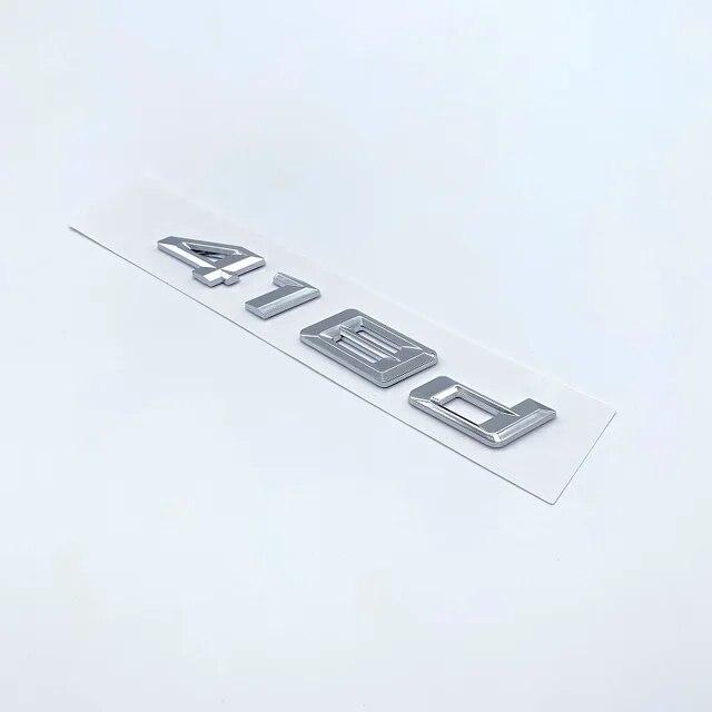 New Numbers Letters 420d 428d 430d 435d 440d ABS Emblem for BMW 4 Series F32 F33 F36 G22 G23 Car Trunk Nameplate Logo Sticker