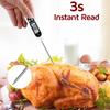Food Thermometer Digital Real-Time Reading Meat and Beverage Thermometer with LCD Display and Probe Electronic Kitchen Thermomet