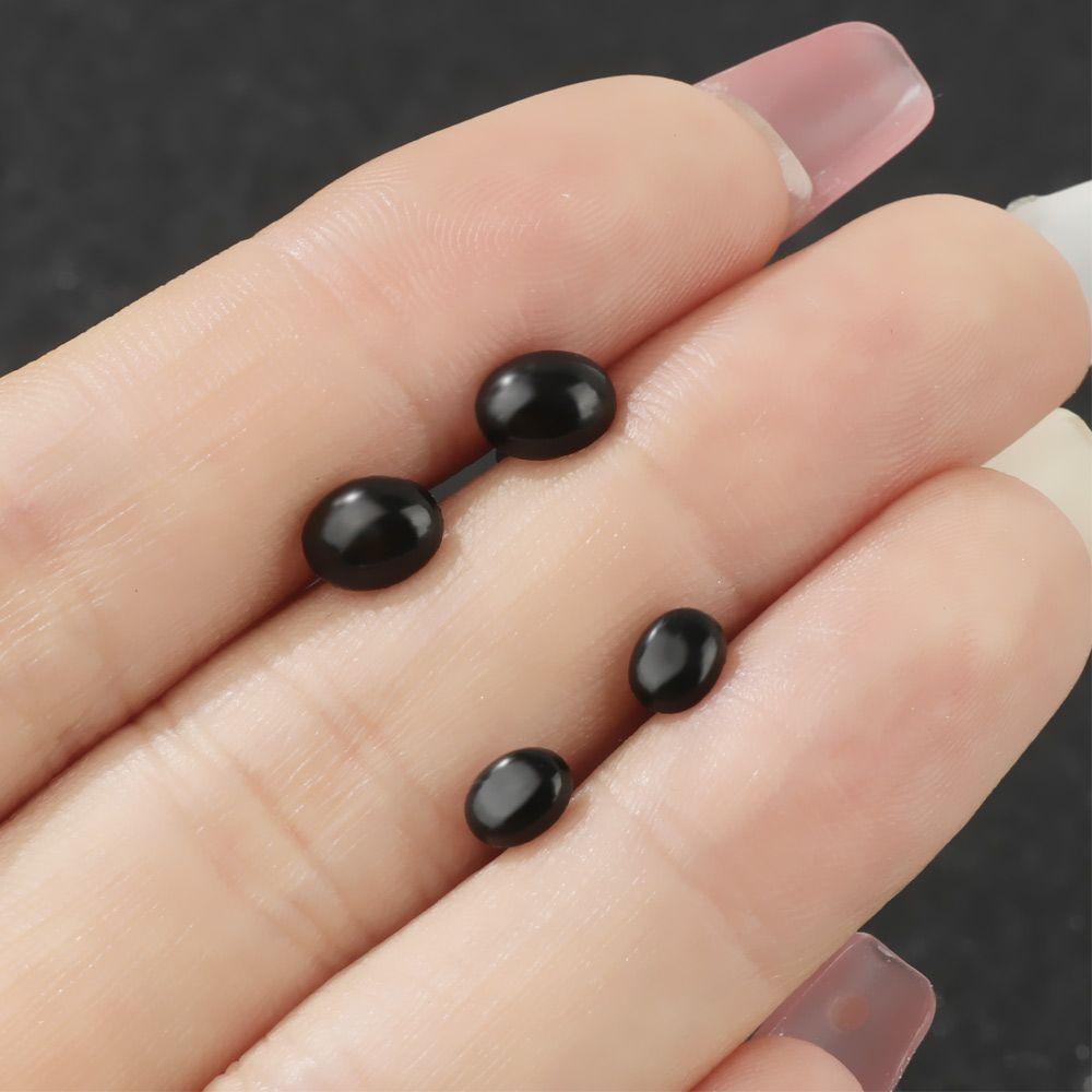 Plastic 4X5MM/5X7MM Plush Doll Eyes Stuffed Doll Eyes Safety Oval Nose Animals Noses Accessories