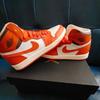 Детские кроссовки Air Jordan 1 High OG PS Starfish Orange White Cacao-Wow CU0449-101