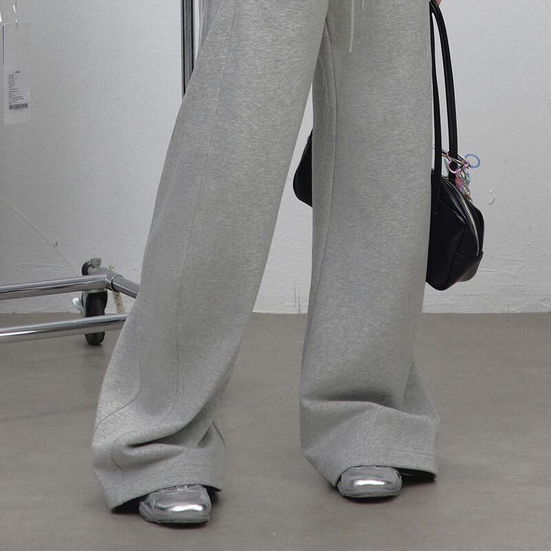 unifree Loose Fit Straight Leg Casual Pants