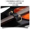 Durable and Ultra-Lightweight 4/4 Full-Size Carbon Fiber Violin Case with Compact and Stylish Humidity Meter, Adjustable Velvet Strap for Crossbody We