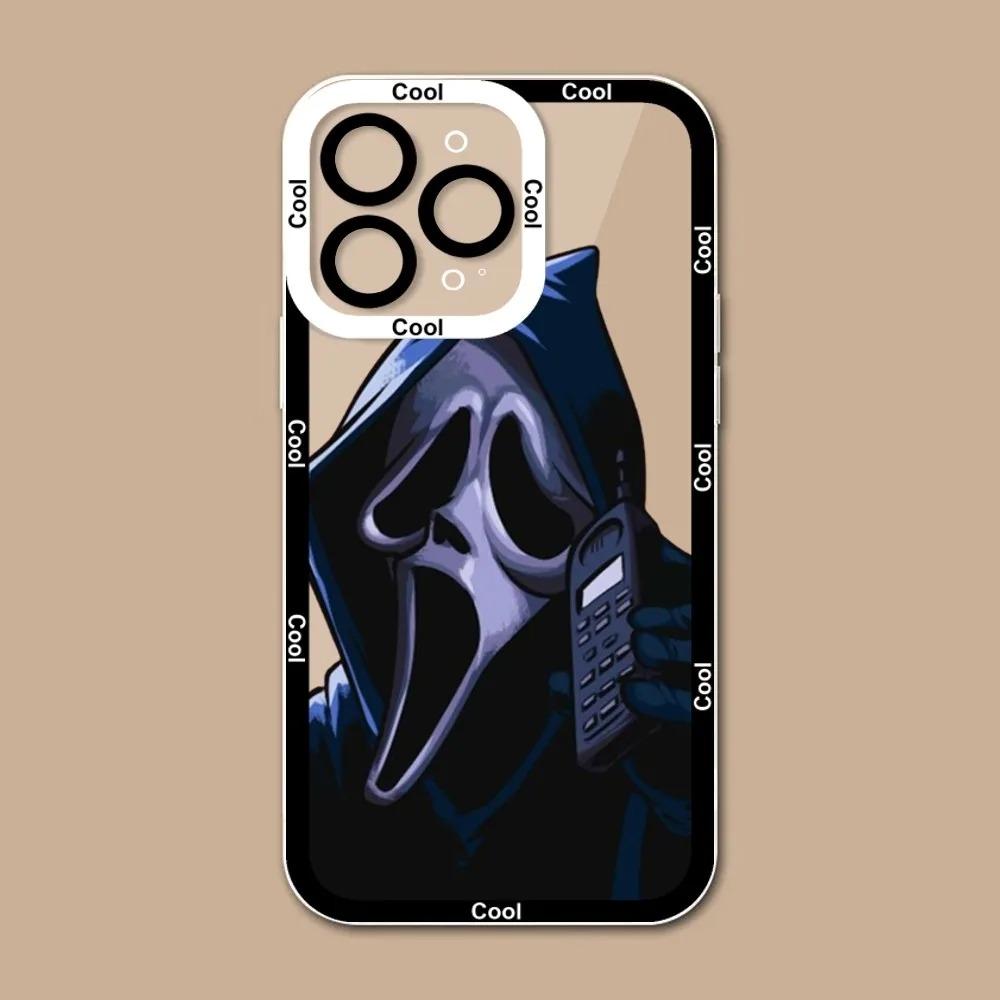 Чехол для телефона Ghostface Scream для iPhone 16 15 14 13 12 11 Pro Max XS X XR 7 8 SE Funda