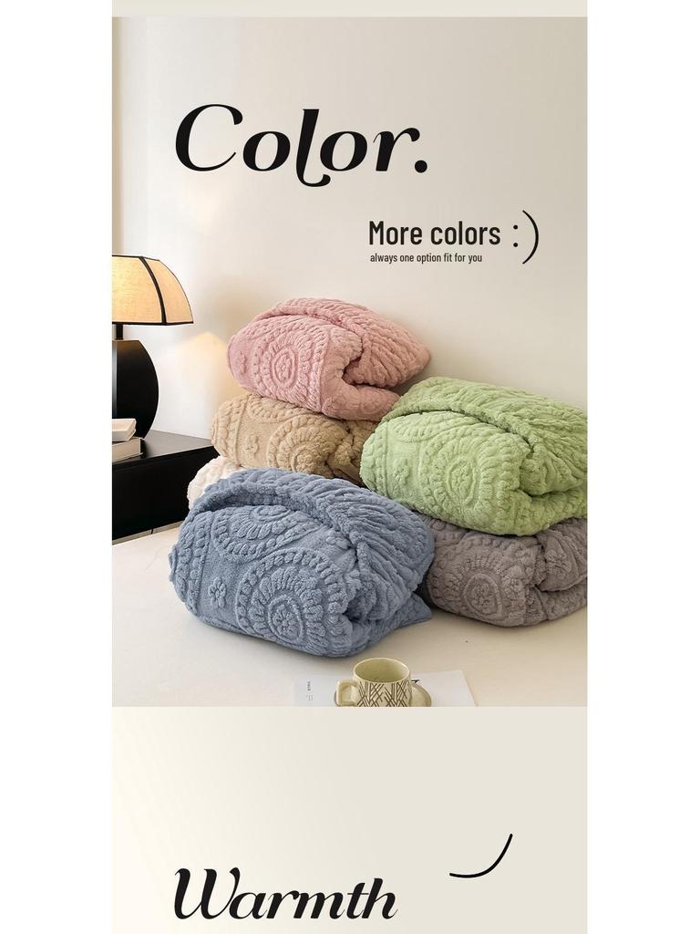 G5Z2025 Зимнее теплое плюшевое нескользящее тафтовое натяжное постельное белье - Односпальный/Двуспальный размер