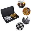 Exquisite Chess Game Medieval Chess Set With Chessboard 32 Chess Pieces Magnetic Chess Set