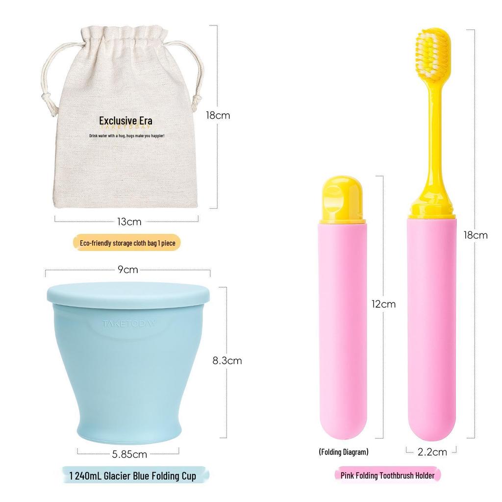 Эксклюзивная портативная силиконовая складная дорожная кружка Era