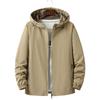 Jacket Men's Coat Thin Hooded Workwear Versatile Casual Waterproof Windproof Outdoor Casual Men's Wear