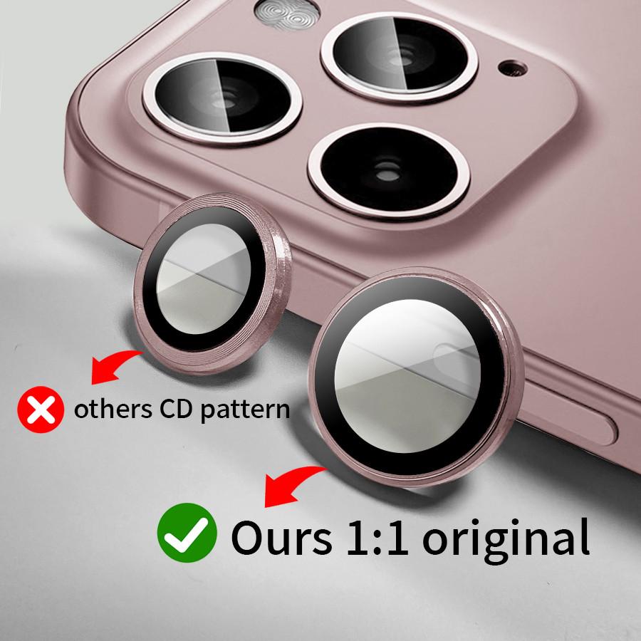 Официальные цвета металлическое индивидуальное кольцо объектив камеры протектор для iPhone 16 Pro Max 16 Plus закаленное стекло протектор экрана крышка