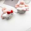 Милая Плюшевая Заколка для Волос Двусторонняя Когти Акулы Hello Kitty