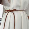black women' BELT leather ROPE elegant coat accessory for women