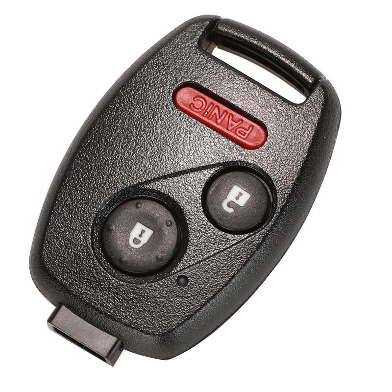 Jingyuqin With Rubber Pad Car Key Remote Fob Cover For Honda Accord CRV Pilot Civic 2003 2007 2008 2009 2010 2011 2012 2013