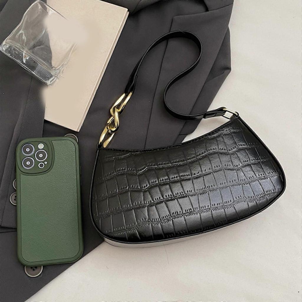 Retro PU Handbag Multipurpose Carry Option Spacious Compartment Modern Shoulder Bag Evening Purse For Women and Girls Yellow
