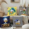 Милая наволочка с Дональдом Даком, чехол для подушки, мягкая милая наволочка для дивана, наволочка из полиэстера на молнии