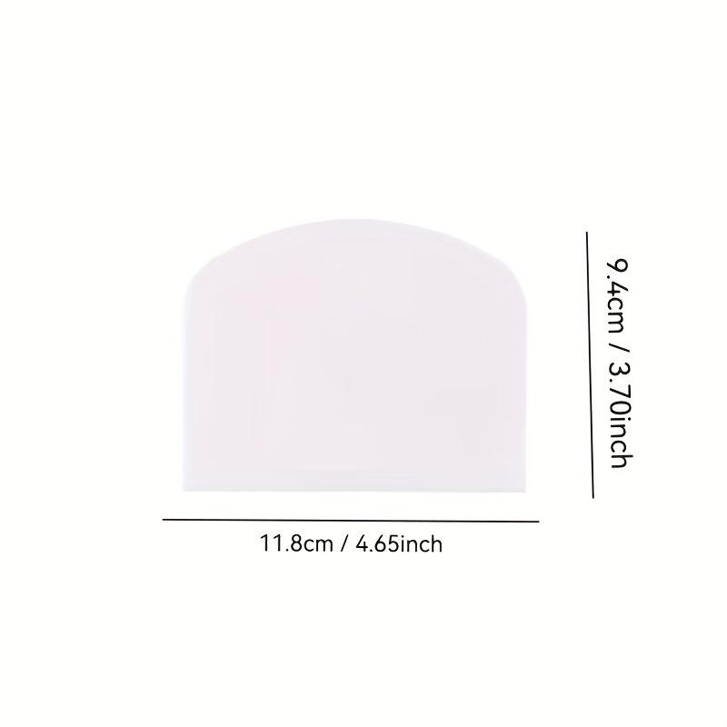 1pc Plastic Dough Scraper - Kitchen Scraper And Cream Spatula for Baking, Ideal for Pastry Scraping, Dough Cutting,