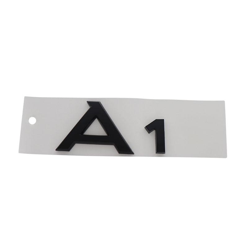 3D Premium A1 A2 A3 A4 A5 A6 A7 A8 Letters for Car Styling Accessories Car Engine Hood Fender Trunk Tail Rear Decal Emblem Badge Sticker