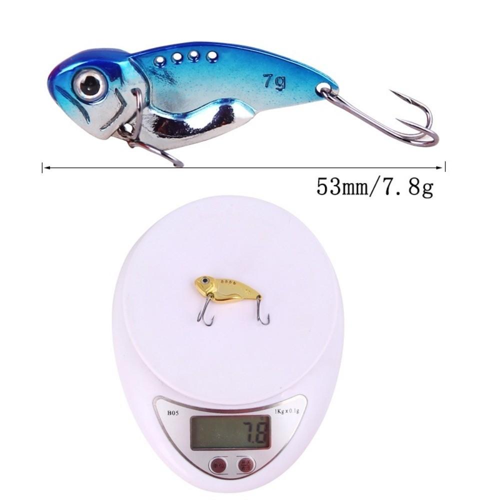 Metal Fishing Lures Wobble Rotating Lures Floating Baits Durable Vibration Bait  Fishing Tackle