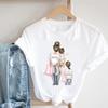 Short Sleeve Watercolor Mom Mother Mama 90s Women Clothing Casual Print Tee Top Summer Fashion Tshirt Lady Female Graphic T-shirt