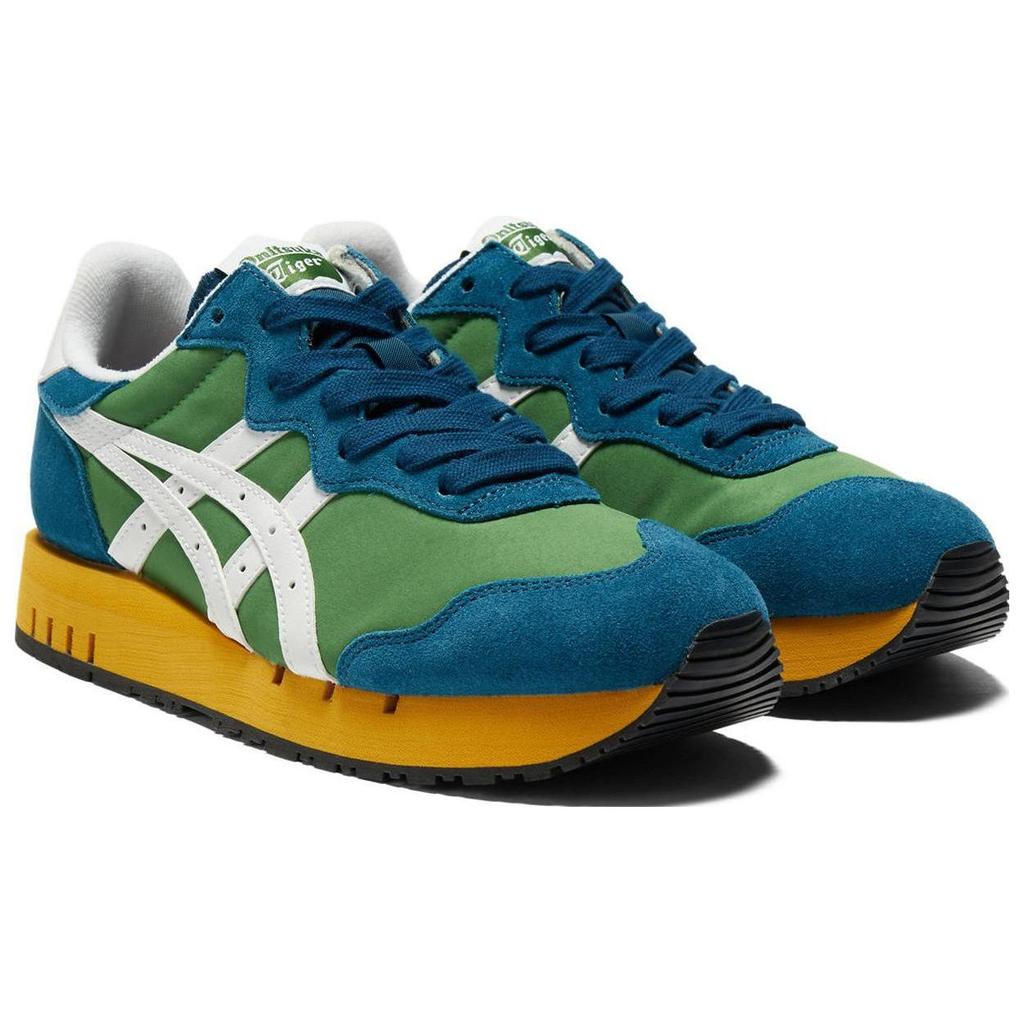 ONITSUKA TIGER X-Caliber Teal Spinach Green Unisex Sneakers White 1183C044-300