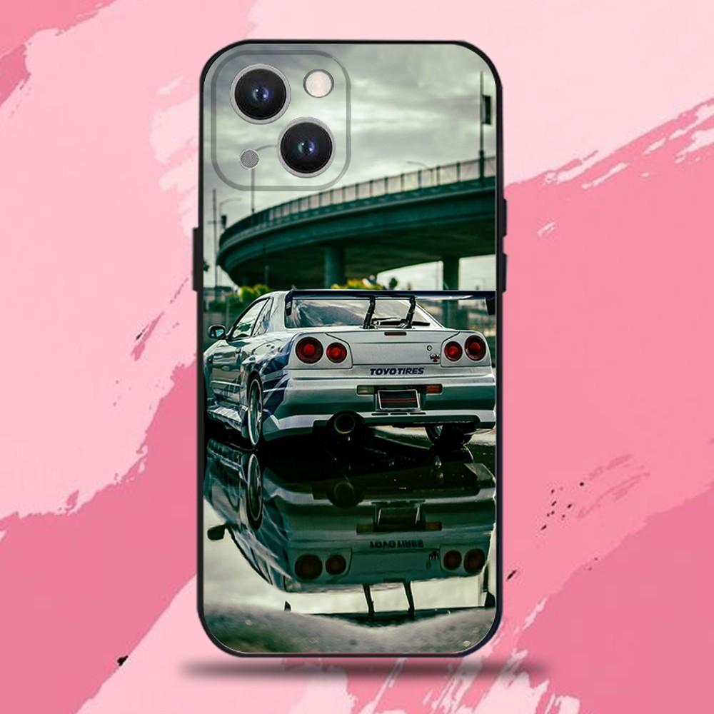 Чехол для телефона B- Bmwes-S E30 для iPhone 16,15,14,13,12,11 Plus,Pro Max,XS,X,XR,SE,Mini,8,7, Мягкий силиконовый черный чехол