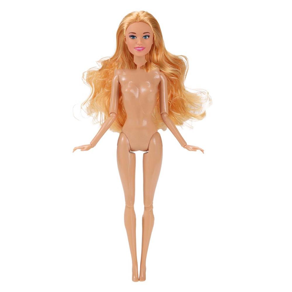 Принцесса Супермодель Голая Кукла Темная Кожа DIY Одевалка Игрушка Фигурка Тело Детский Подарок