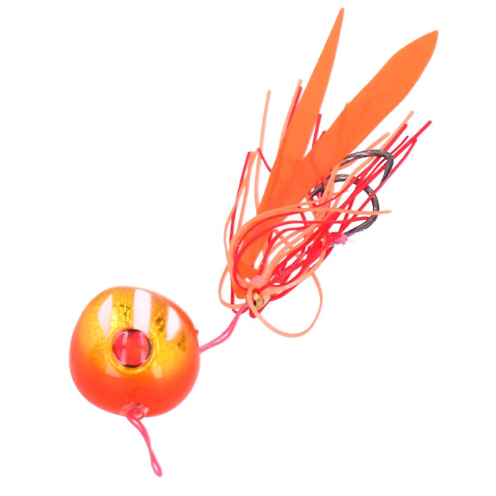 Вольфрамовая сталь Ловля с лодки Железная пластина Светящаяся борода Морская рыбалка Жесткая приманка Приманка с крючком Тип A Красный