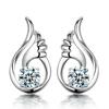 Wing Shaped Earrings Angel Wings Silver Plated Earrings for Women