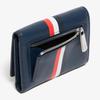Lacoste Official Tricolor Print Leather Wallet NH1661KP02100 Tri-fold
