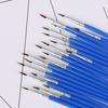 10pcs/set Crafts Painting Drawing hook line pen Oil Painting Brushes Nylon hair Watercolor