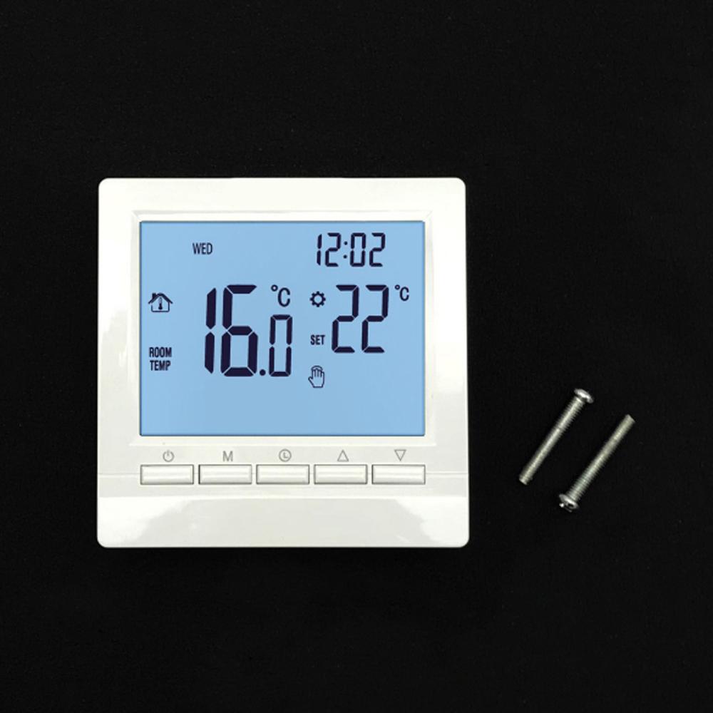 Напольный настенный термостат с сенсорным ЖК-дисплеем, регулятор температуры отопления в помещении
