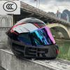 Сертифицированный 3C Bluetooth Всесезонный Ветрозащитный Мотошлем/Скутерный Шлем Полностью Закрытый для Пар