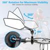360° Rotating Rearview Mirror for Bicycles, E-bikes & Motorcycles
