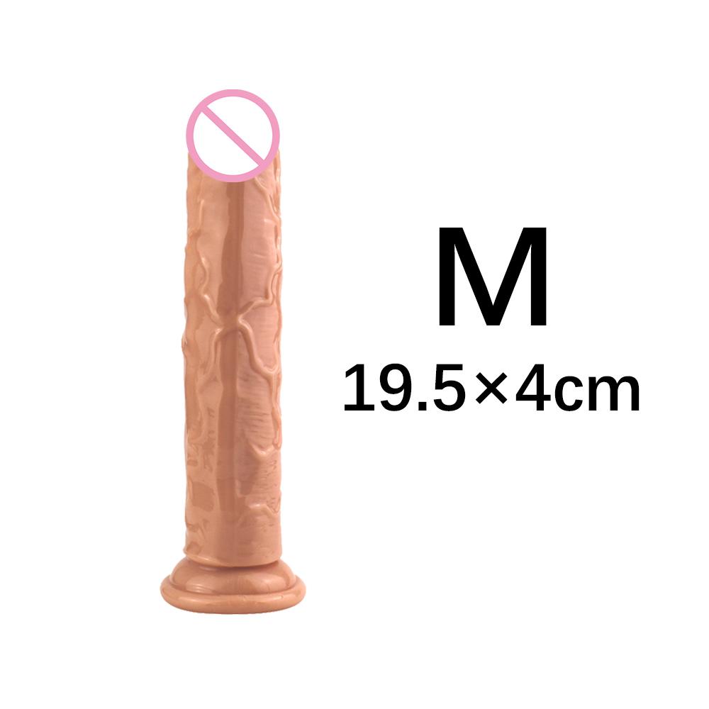 Сильная присоска, желейный фаллоимитатор для точки G, огромный реалистичный пенис, член, анальный женский сексуальный товар, секс-игрушки