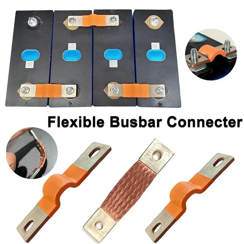 New 230Ah 280Ah Battery Cells Connector 2mm M6 Posts Straps Copper Connecter Copper Bar