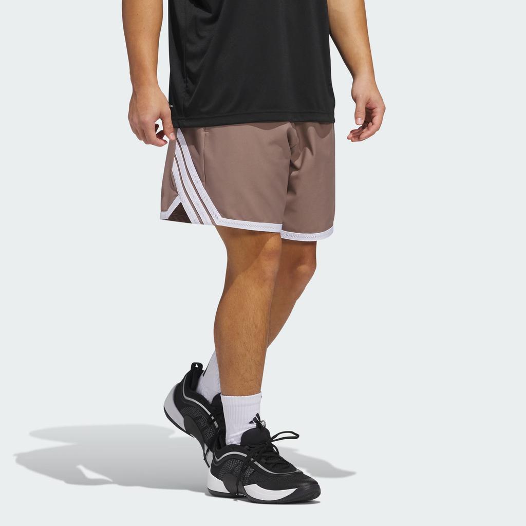 Adidas SS25 Серия Crazy Lite Модные Удобные Спортивные Баскетбольные Шорты Мужские Шорты Тенево-Коричневый JZ5437