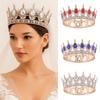 Rhinestone Baroque Pageant Crowns Luxury Crystal Queen Princess Tiara Hair Dress Accessories