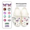 13 шт. Шармы для обуви для Crocs Разноцветные бриллианты Бабочка Цепочка Украшение Пряжка для набора шармов для Crocs Аксессуары Женщине Девочкам Подарок