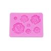 3D Rose Cookie Mold Silicone Welfare Mold DIY Flower Fondant Cookie Forms Инструмент для выпечки