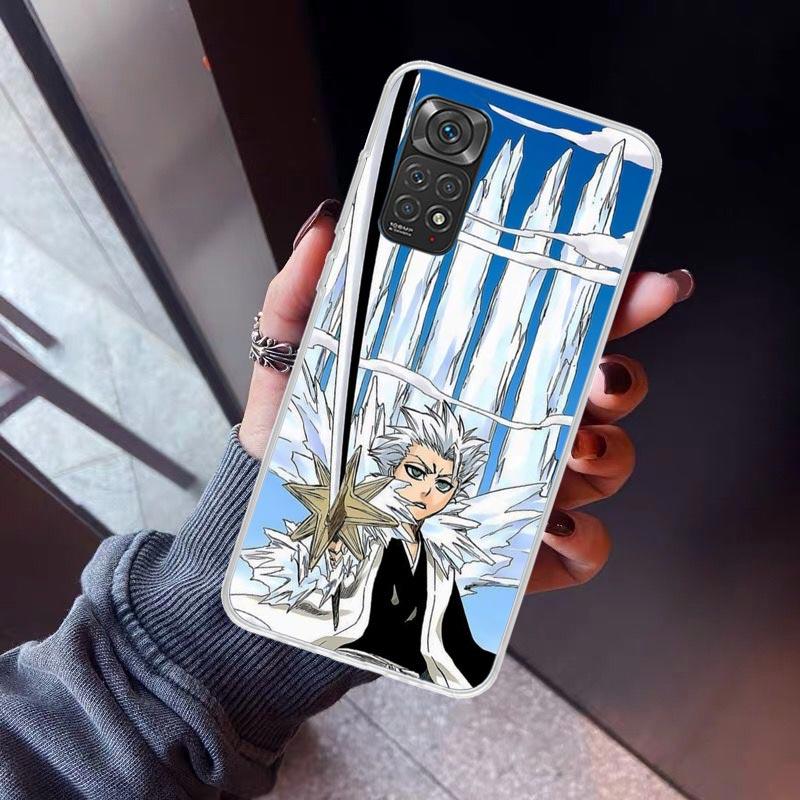Bleach Hitsugaya Toushirou Phone Case For Xiaomi Redmi Note 10 11 12 13 14 15 Pro Plus 11S 12S 14S 11T 11E 10S Soft TPU Back Cov
