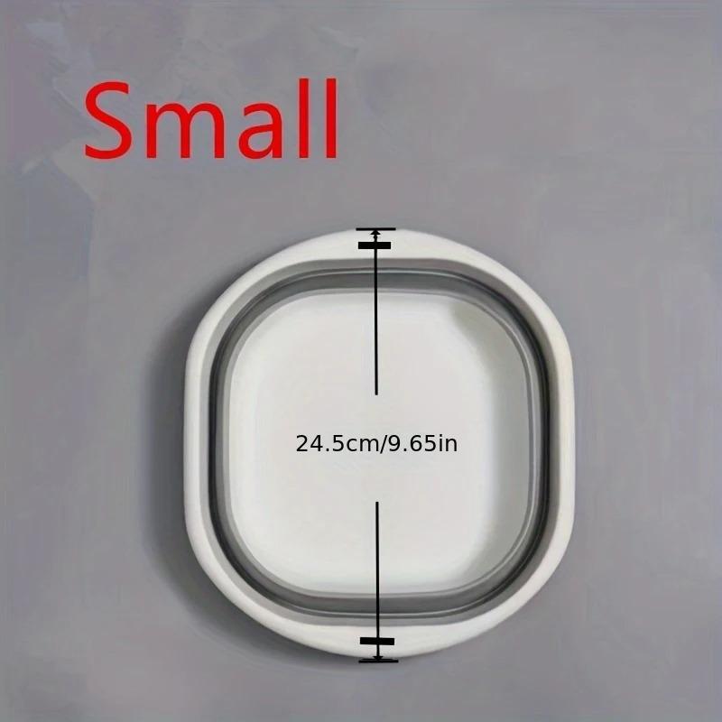 Набор из 3 складных тазов, корзин для стирки, контейнеров для хранения, экономящих место, для мытья посуды, фруктов, кемпинга, стирки, походов, дома