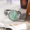 Citizen Часы Tsuyosa Collection 37 мм Запас хода Браслет Автоматические Светло-зеленые NK0030-51X 60 часов 5 звеньев