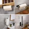 Paper Towel Holder-Single Hand Operable Wall Mount Paper Towel Holder Under Cabinet with Damping Effect for Kitchen Bathroom