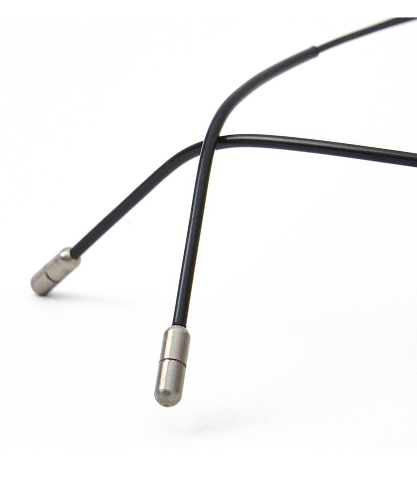 Очки Loulou R Eye 181 Круглые на шарнирах 50 Черный