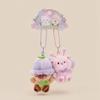 Bag Charms Magnetic Couple Pendant Bee Rabbit Plush Keychains Flower Fairy Keychains  Backpack