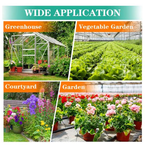 42 шт. Комплект фитингов для капельного орошения. Пластиковые соединители для трубок 1/2 дюйма для систем капельного орошения. Водостойкие, простые в установке аксессуары для капельных линий.