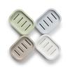 Double Layer Square Soap Dish with Cover Plastic Drain Soap Box Household Bathroom Travel Simple Portable Creative Storage TMZ