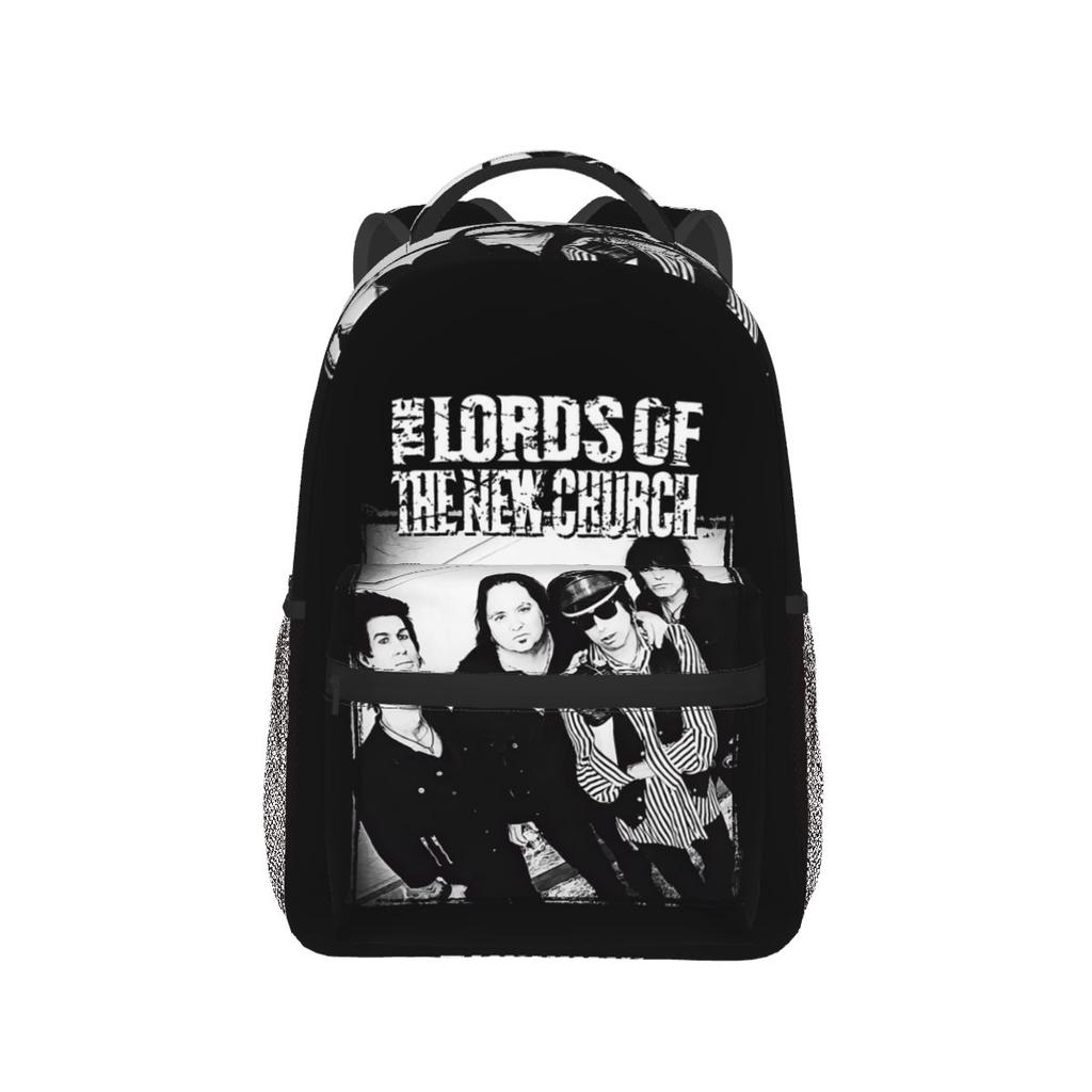 Группа The Lords Of The New Church Рюкзаки Мальчики Девочки Портфель Студенты Школьные сумки Мультяшный Рюкзак для ноутбука Сумка через плечо