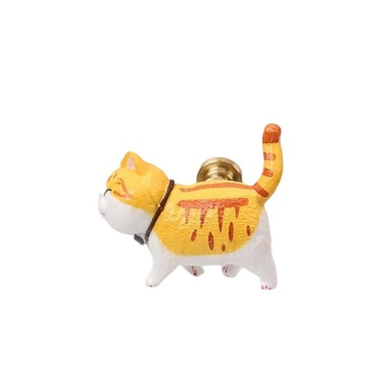 1PC Drawers Cat Drawer Pulls Kitchen Animal Knobs Cabinets Knobs Kids Boys Girls Decorative Dresser Knobs