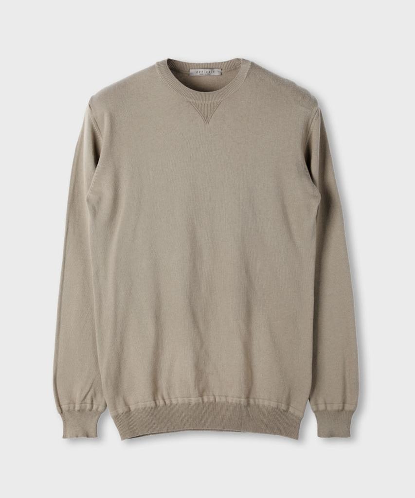 PANICALE Washed Soft Cotton Knit 4 Colors